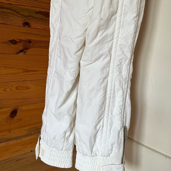 BOGNER SKI JUMPSUIT WOMENS NEUTRAL BELTED BODYCON RETRO SKI SUIT SMALL - Picture 11 of 14